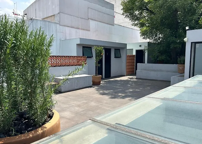 Ferienhaus Private La Roma House With Rooftop & Firepit Mexiko-Stadt
